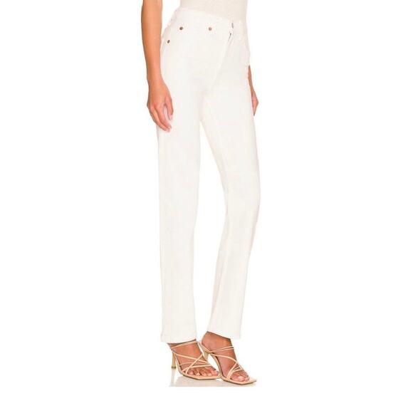 NEW NWT Re/Done 70s Ultra High Rise Stove Pipe Straight Leg Jeans Size 26 - Picture 4 of 9